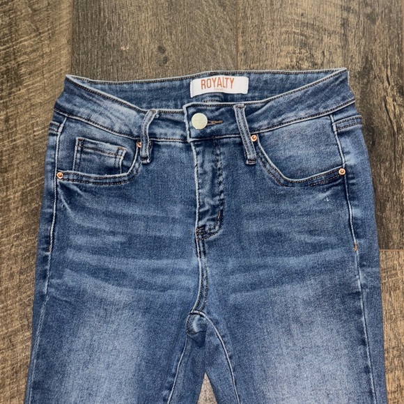 Royalty For Me Dark Blue Skinny Jeans - Picture 5 of 8